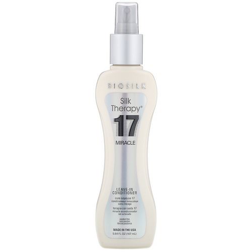 Biosilk, Silk Therapy, 17 Miracle, Leave-In Conditioner, 5.64 fl oz (167 ml) فوائد