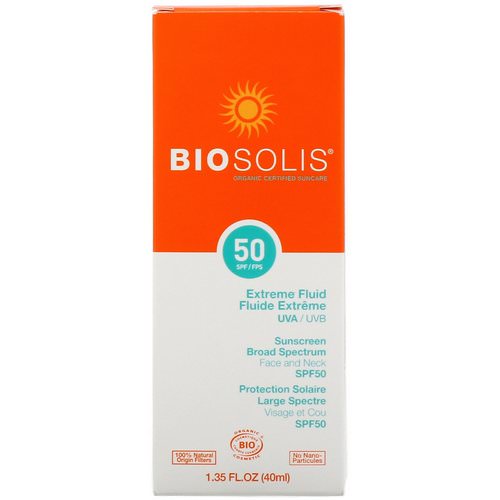 Biosolis, Extreme Fluid, Sunscreen, SPF 50, 1.35 fl. oz (40 ml) فوائد
