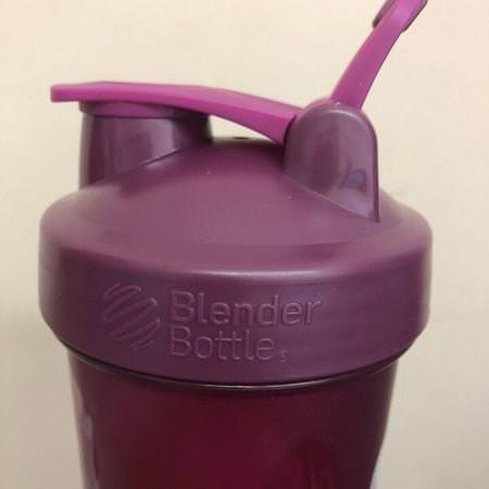 Blender Bottle, BlenderBottle, Classic With Loop, Plum, 20 oz