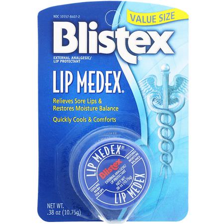 Blistex, Lip Medex, External Analgesic Lip Protectant, .38 oz (10.75 g):Medicated, بلسم الشفاه