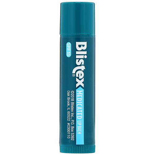 Blistex, Medicated Lip Balm, Lip Protectant/Sunscreen, SPF 15, .15 oz (4.25 g) فوائد
