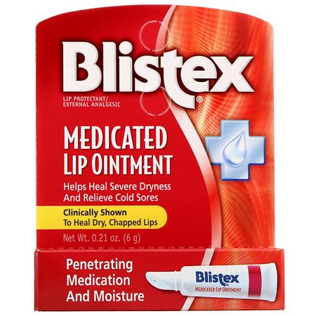 Blistex, Medicated Lip Ointment, .21 oz (6 g):Medicated, بلسم الشفاه