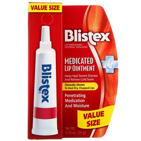 Blistex, Medicated Lip Ointment, .35 oz (10 g):Medicated, بلسم الشفاه