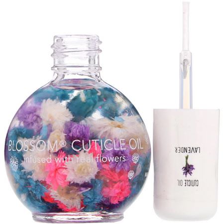 Blossom, Cuticle Oil, Lavender, 0.42 fl oz (12.5 ml):العناية بالبشرة, العناية بالأظافر