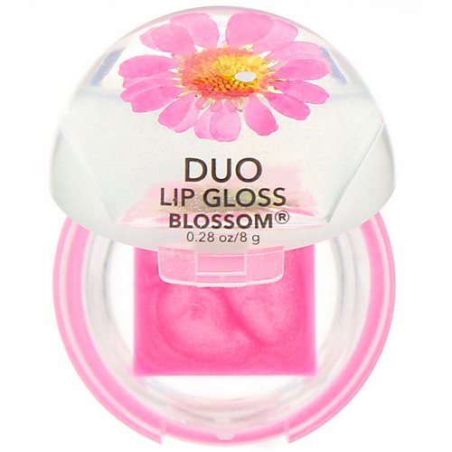 Blossom, Duo Lip Gloss, Magenta Flower, 0.28 oz (8 g) فوائد