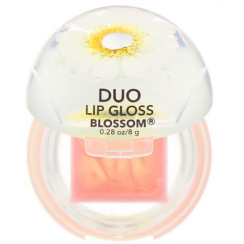 Blossom, Duo Lip Gloss, White Flower, 0.28 oz (8 g) فوائد