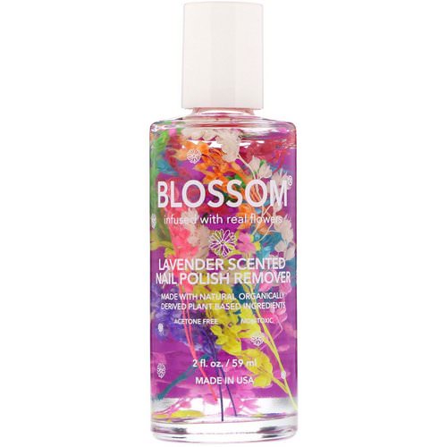 Blossom, Nail Polish Remover, Lavender, 2 fl oz (59 ml) فوائد