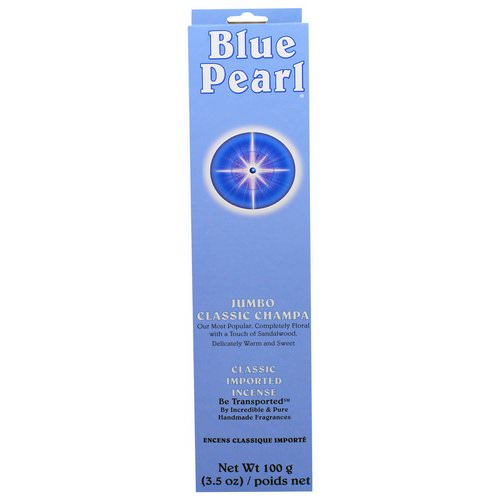 Blue Pearl, Classic Imported Incense, Jumbo Classic Champa, 3.5 oz (100 g) فوائد