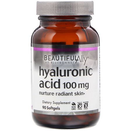 Bluebonnet Nutrition Hyaluronic Acid - حمض الهيال,ر,نيك, الأظافر, الجلد, الشعر