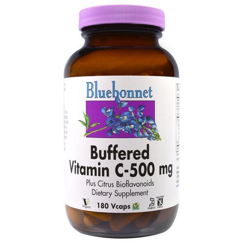 Bluebonnet Nutrition, Buffered Vitamin C, 500 mg, 180 Vcaps فوائد