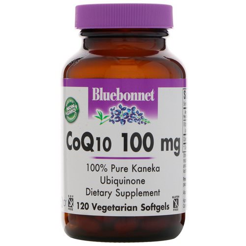 Bluebonnet Nutrition, CoQ10, 100 mg, 120 Vegetarian Softgels فوائد