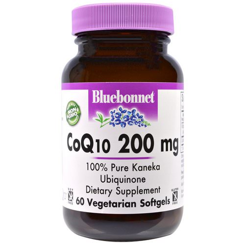 Bluebonnet Nutrition, CoQ10, 200 mg, 60 Veggie Softgels فوائد