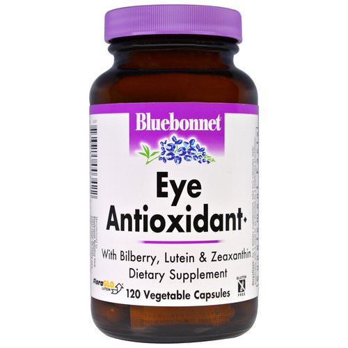 Bluebonnet Nutrition, Eye Antioxidant, 120 Veggie Caps فوائد