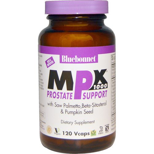 Bluebonnet Nutrition, MPX 1000, Prostate Support, 120 Vcaps فوائد