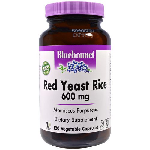 Bluebonnet Nutrition, Red Yeast Rice, 600 mg, 120 Veggie Caps فوائد