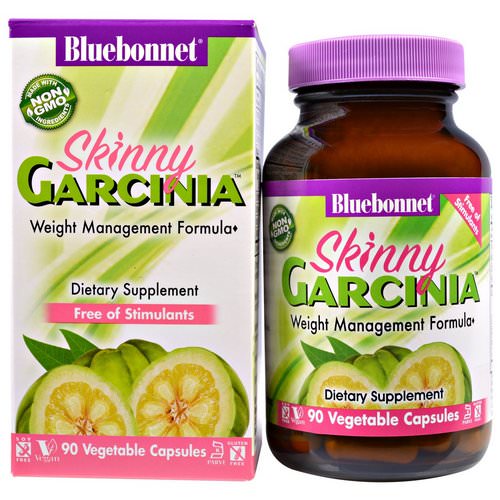Bluebonnet Nutrition, Skinny Garcinia Weight Management Formula, 90 Veggie Caps فوائد
