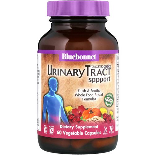 Bluebonnet Nutrition, Targeted Choice, Urinary Tract Support, 60 Vegetable Capsules فوائد