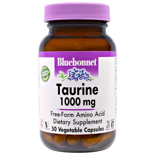 Bluebonnet Nutrition, Taurine, 1,000 mg, 50 Veggie Caps فوائد