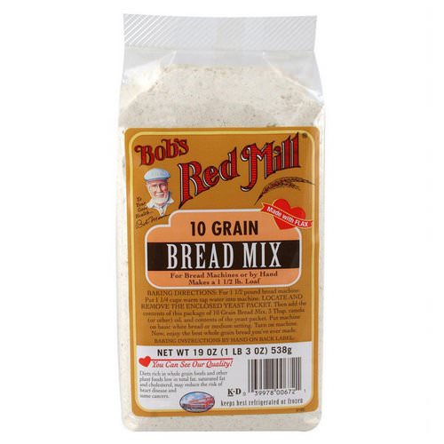 Bob's Red Mill, 10 Grain, Bread Mix, 19 oz (538 g) فوائد