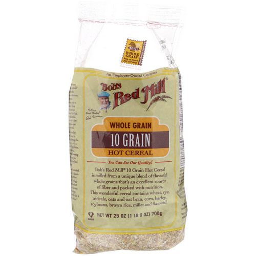 Bob's Red Mill, 10 Grain Hot Cereal, Whole Grain, 1.56 lbs (708 g) فوائد