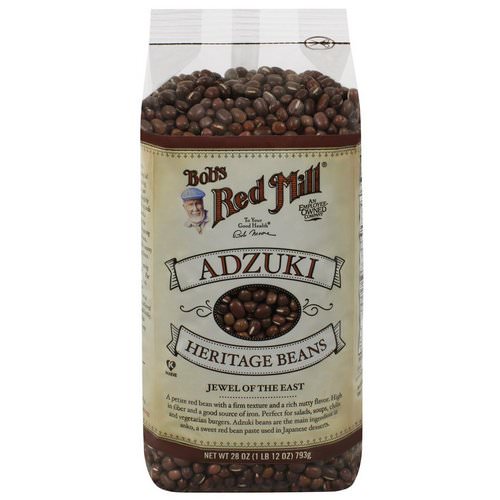 Bob's Red Mill, Adzuki Heritage Beans, 1.75 lbs (793 g) فوائد
