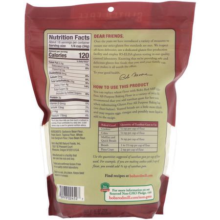 Bob's Red Mill, All Purpose Baking Flour, Gluten Free, 22 oz (624 g):دقيق متعدد الأغراض, يمزج