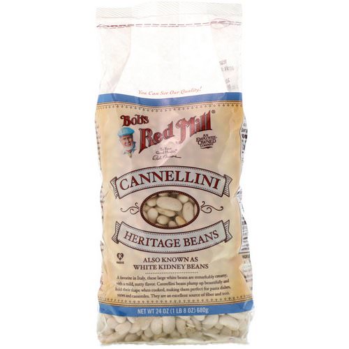 Bob's Red Mill, Cannellini Heritage Beans, 1.5 lbs (680 g) فوائد
