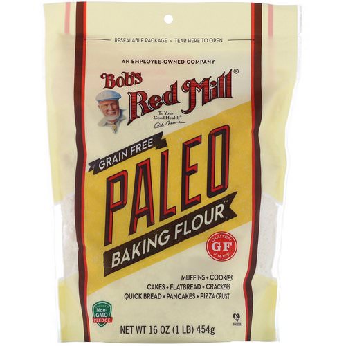 Bob's Red Mill, Grain Free Paleo Baking Flour, Gluten Free, 16 oz (454 g) فوائد