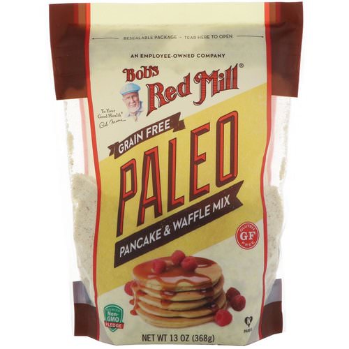 Bob's Red Mill, Grain Free, Paleo Pancake & Waffle Mix, 13 oz (368 g) فوائد