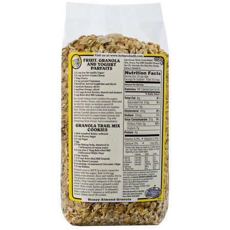 Bob's Red Mill, Honey Almond Granola, 18 oz (510 g):الحب,ب الباردة, الجران,لا