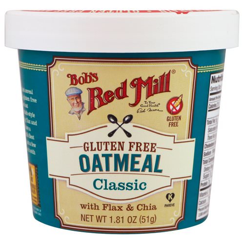 Bob's Red Mill, Oatmeal, Classic, 1.81 oz (51 g) فوائد