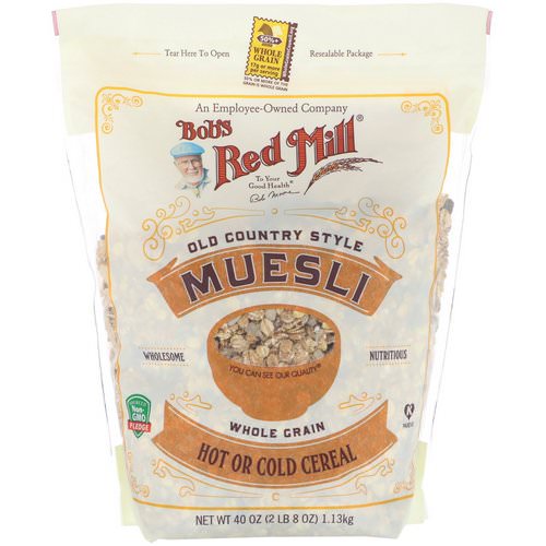 Bob's Red Mill, Old Country Style Muesli, Whole Grain, 40 oz (1.13 kg) فوائد