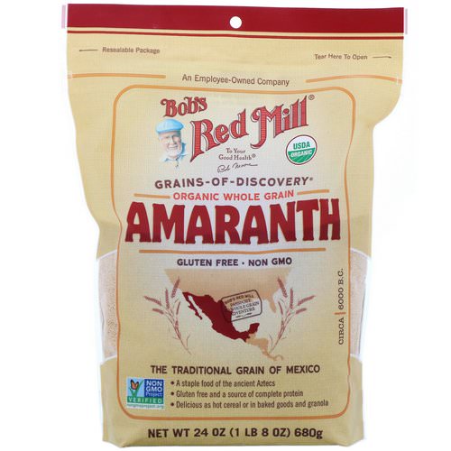 Bob's Red Mill, Organic Amaranth, Whole Grain, 24 oz (680 g) فوائد