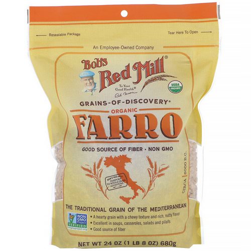 Bob's Red Mill, Organic Farro, 24 oz (680 g) فوائد