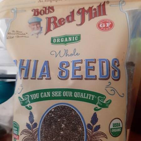 Bob's Red Mill Chia Seeds - بذ,ر شيا, المكسرات