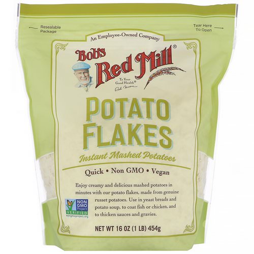 Bob's Red Mill, Potato Flakes, Instant Mashed Potatoes, 16 oz (454 g) فوائد