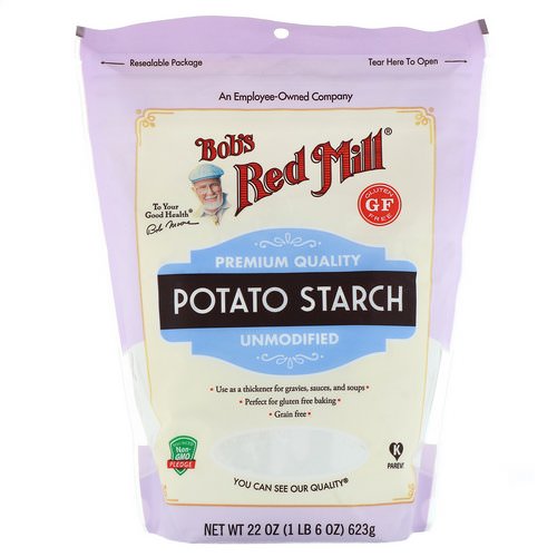 Bob's Red Mill, Potato Starch, Unmodified, Gluten Free, 22 oz (623 g) فوائد