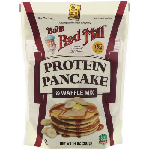 Bob's Red Mill, Protein Pancake & Waffle Mix, 14 oz (397 g) فوائد