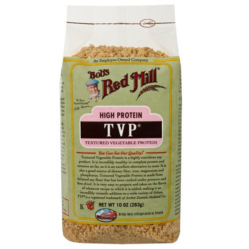 Bob's Red Mill, TVP, Textured Vegetable Protein, 10 oz (283 g) فوائد