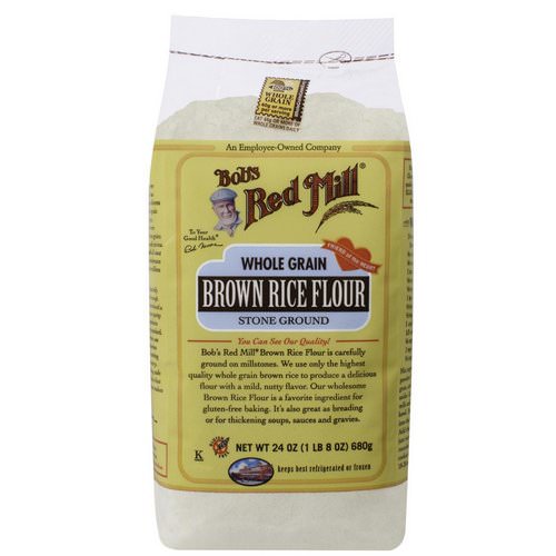 Bob's Red Mill, Brown Rice Flour, Whole Grain, 24 oz (680 g) فوائد