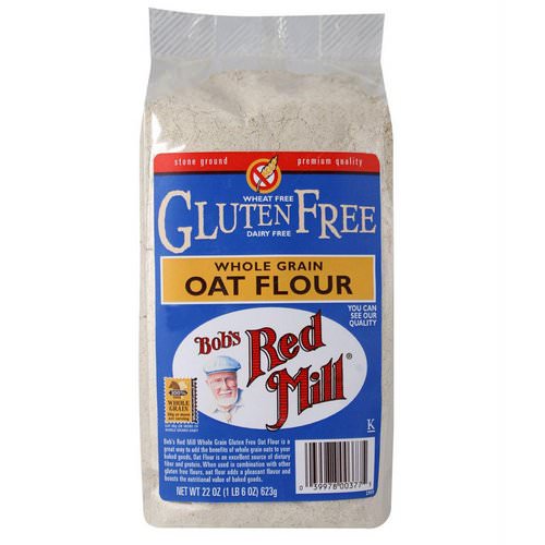 Bob's Red Mill, Whole Grain Oat Flour, Gluten Free, 22 oz (623 g) فوائد