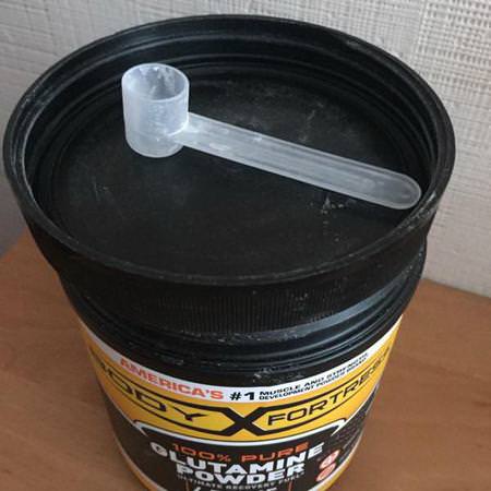 Body Fortress, 100% Pure Glutamine Powder, 10.6 oz (300 g):L-Glutamine, أحماض أمينية