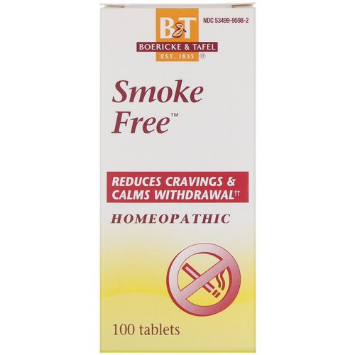 Boericke & Tafel, Smoke Free, 100 Tablets فوائد