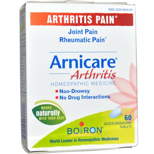 Boiron, Arnicare, Arthritis, 60 Quick-Dissolving Tablets فوائد