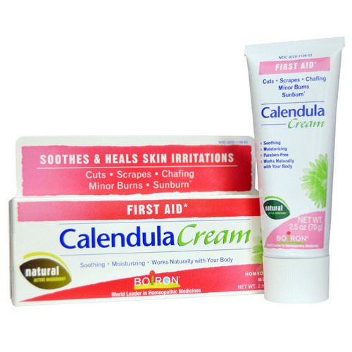 Boiron, Calendula Cream, First Aid, 2.5 oz (70 g) فوائد