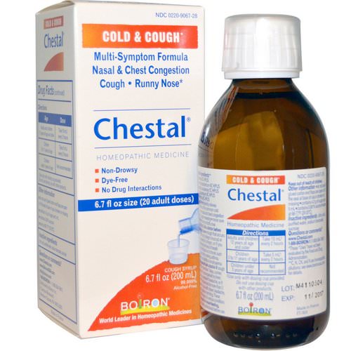 Boiron, Chestal, Cold & Cough, 6.7 fl oz (200 ml) فوائد