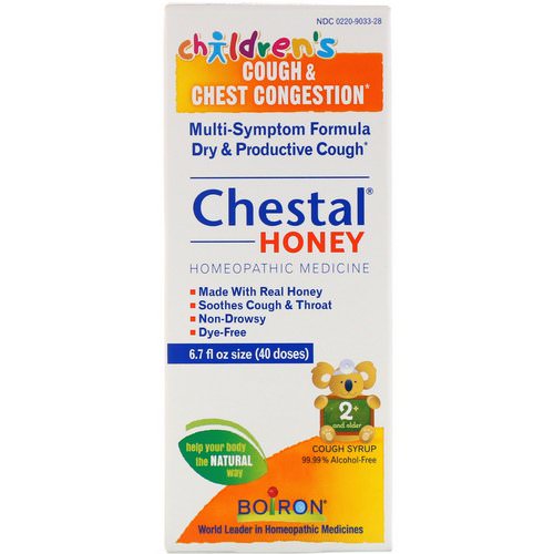 Boiron, Chestal Honey, Children's Cough & Chest Congestion, 6.7 fl oz فوائد