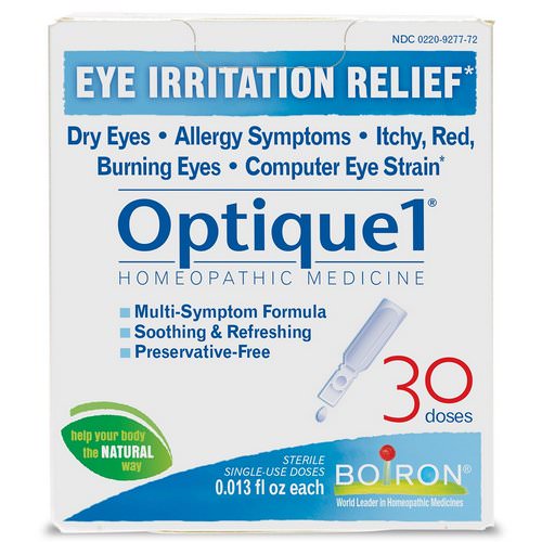 Boiron, Optique 1, Eye Irritation Relief, 30 Doses, 0.013 fl oz Each فوائد