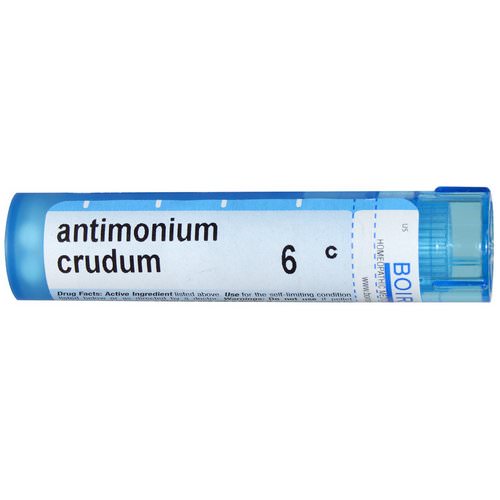 Boiron, Single Remedies, Antimonium Crudum, 6C, Approx 80 Pellets فوائد