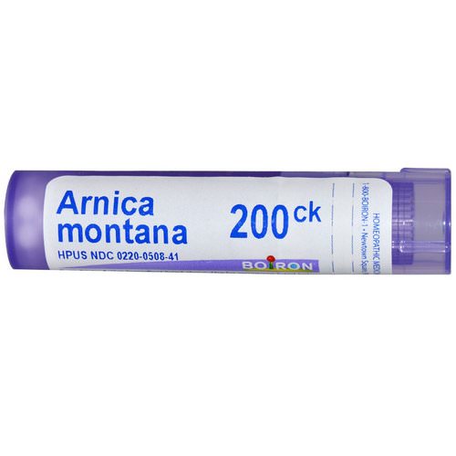 Boiron, Single Remedies, Arnica Montana, 200CK, Approx 80 Pellets فوائد